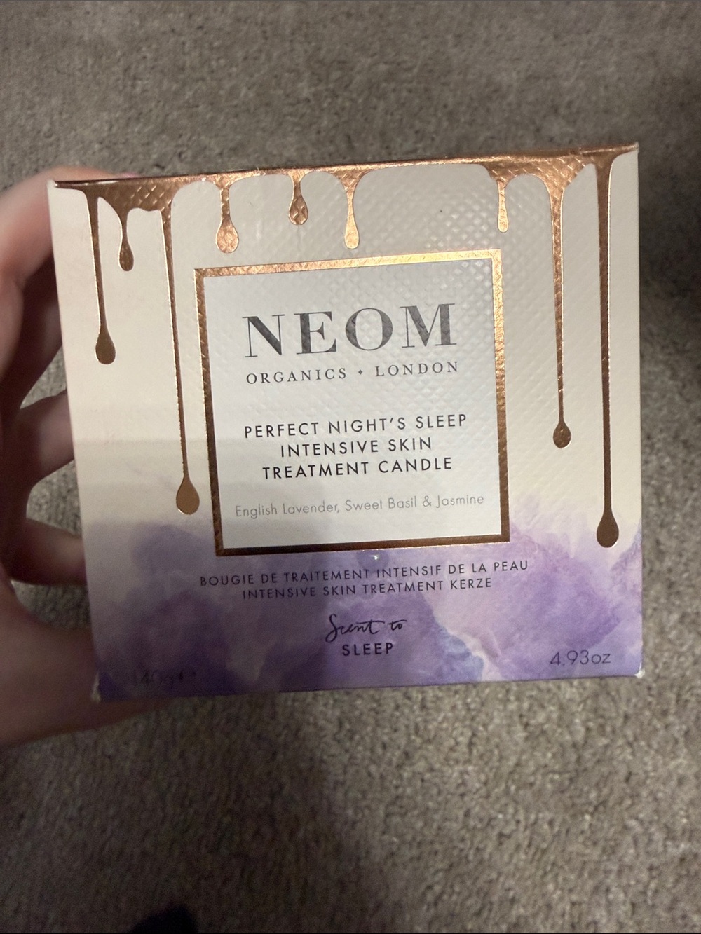NEOM Organics London Perfect Night's Sleep Candle - skin treatment candle